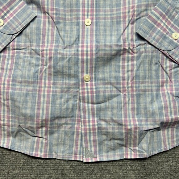 UNTUCKit Lombardy Shirt Mens 2XL Multicolor Plaid Long Sleeve Button Up New - Picture 2 of 13